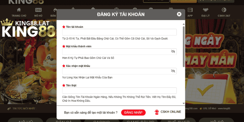 Tại Sao Đăng Ký King88 Lại Nhanh Chóng Và Đơn Giản Đến Vậy?